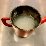 久霧 - 二人前の蕎麦湯。たっぷり。