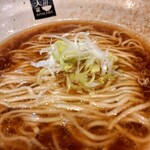 麺処 天川 - 鶏と豚出汁の濃い〜かけそば 大盛り             