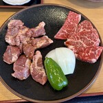 焼肉処 まるます家 - 豚サガリ･牛カルビ定食♬