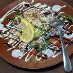 小皿料理創作居酒屋 よりどころおかえり - アボカドのカルパッチョ！何度でもリピートしたいです！女性に嬉しい食材♡