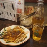豚中華 大阪焼売珍 - 極太春雨炒め ＆ 茶酎（プレーンジャスミン）