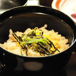 日本料理「弁慶」 - 穴子御飯