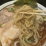 中華そば しながわ - ツルツル麺