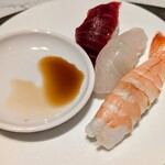 ザ・テラス - 鮪、鯛、蒸し海老