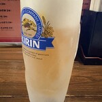 焼串鶏 鳴子店 - 一杯目　超絶美味い‼︎