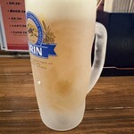 焼串鶏 - 四杯目　キンキンはずっとキープ♪