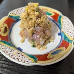 蕎麦・酒 青海波 - あじなめろう