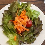 Pizzeria Cor a Cor - ランチセットにはサラダとコーヒーが付いてきました