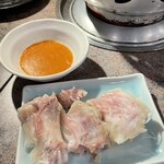 安樂亭 神栖店 - ちょい飲みセットの、豚足
