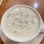 ラジャラニ - チキンクリームスープ。クリーミー