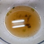 やまびこ路 - 薄味な筈の『関西風出汁』の指定をしたので
薄口醤油味が使われているだろうから
汁の色は薄いけれど

塩感が強めで塩っぱくて
スープをグイグイとは飲めないのは残念だと思えた⤵️