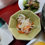 やまびこ路 - ◯大根と人参のナマス
甘酢の酸味爽やかで、甘さがスッキリとしていて美味しい