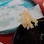 やまびこ路 - 海老は冷凍の品を解凍し衣を付けて揚げてあるのか
衣は良い感じだけど
味わいは薄く食感があんまりだった