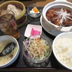 中国料理味神館 - 豚の角煮定食(1298円)