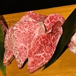 293165633 - 左からロース/ヒレ/カルビ
