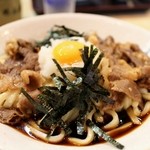 手打ちうどん 初海家 - 飛騨牛ころ大盛り☆