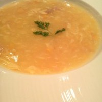 重慶飯店 麻布賓館 - フカヒレ入りコーンスープ 