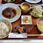 肉とお酒 ミズキ - ・「米沢牛 和風ハンバーグ膳(¥1980)」