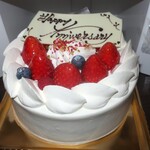 パティスリーマサ - ・「いちごのショートケーキホール 5号(¥4428)」