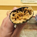 髙橋 謙太郎 - あん肝。シャリのポン菓子とのコラボ