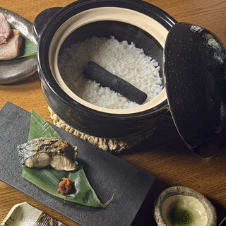 静岡のお米で『土鍋ご飯』