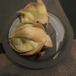 日本料理 TOBIUME - 焼き上がり、ほっくほく(^^