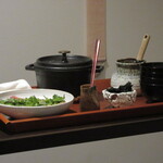 日本料理 TOBIUME - 食事の準備