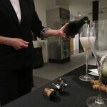 日本料理 TOBIUME - ペアリングはシャンパーニュから