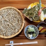 御手打ちそば やま本 - 天麩羅ざる蕎麦