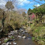 離れのやど 星ヶ山 - 散策路の清流
