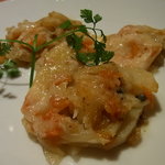 ビストロ・ラ・クッチーナ - 2009/12/30：前菜③「海の幸とポテトのマリネ仕立て」