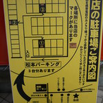 熱血らーめん 遊びじゃネェんだよ！ - 駐車場所案内