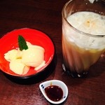Ootoya - プリン＆豆乳黒蜜ドリンク
