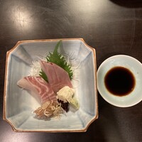 土佐料理 祢保希 新宿店 - 鮮魚のお造り二種