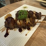 野乃鳥 梅味堂 - バルサミコ酢が効いた京鴨ねぎま、贅沢な逸品