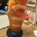 野乃鳥 梅味堂 - ピンクグレープフルーツ1個まるごと入ってた！