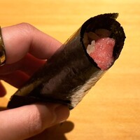 恵比寿 鮨 ふじまさ - トロ 手巻き