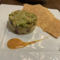 サクレフルール 日本橋 - 旬のタルタルと称する、鱈と菜の花のタルタル。ブランダードでもないし、そのままな感じwソース少なすぎやしないかwフレンチ好きなのでフレンチには厳しいある中母