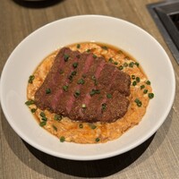 焼肉 ジャンボ はなれ - ヒレカツ煮