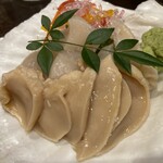 地酒と道産食材 一笑 本店 - 活ホタテ刺身
