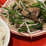 レバニラ中華 満腹 - 