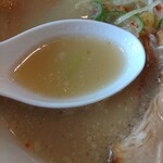 幸楽苑 - 白濁したスープ