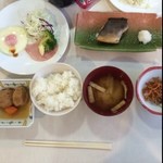 東照館 - 今日の朝食☀︎
            がんもどきがイチオシでした！