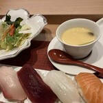 鮨政庭 - 茶碗蒸し