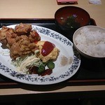 格安王将 都島店 - 唐揚げ玉子焼き定食