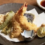 すしと天ぷら 坂本 - 天ぷら盛り1280円