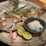 すしと天ぷら 坂本 - のどぐろ焼き1980円