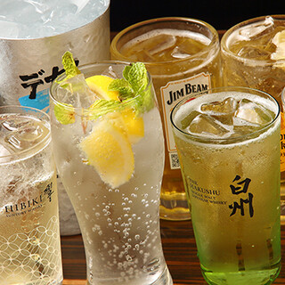 20種類以上のレモンサワーはお好みの一杯が楽しめる◎