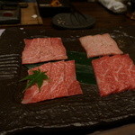 秋田牛玄亭 - 特選カルビ3種+1種サービス（羽後牛、神戸牛、仙台牛、松阪牛）