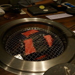 秋田牛玄亭 - 普段は、ロースターですが、今回は炭火で・・